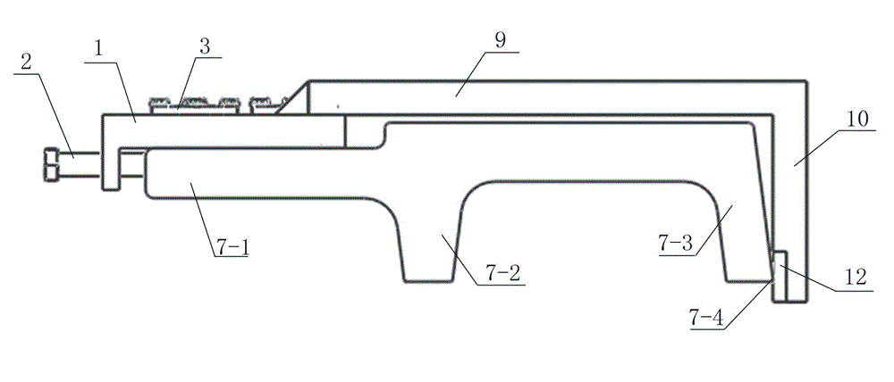 Device for machining F-shaped steel used in track skeleton for magnetic levitation train