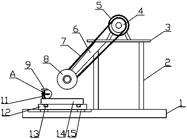 Foamed cement insulating brick machining device