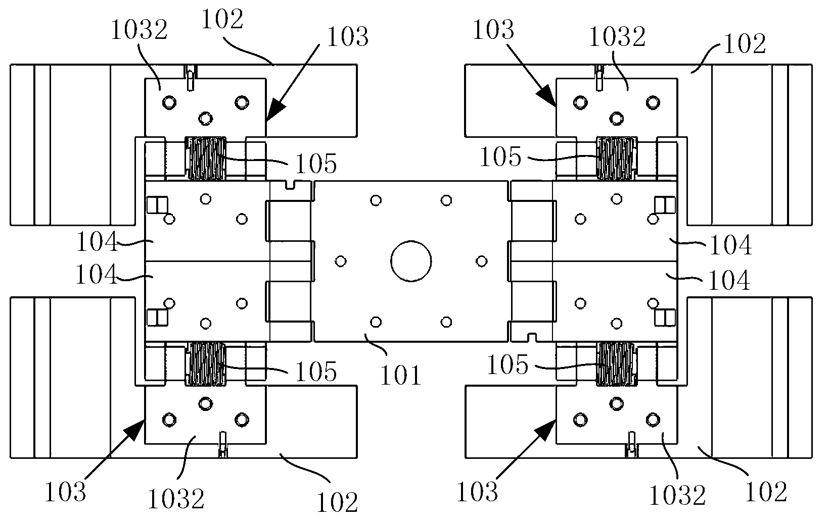 Multi-degree-of-freedom flexible foot plate for humanoid robot