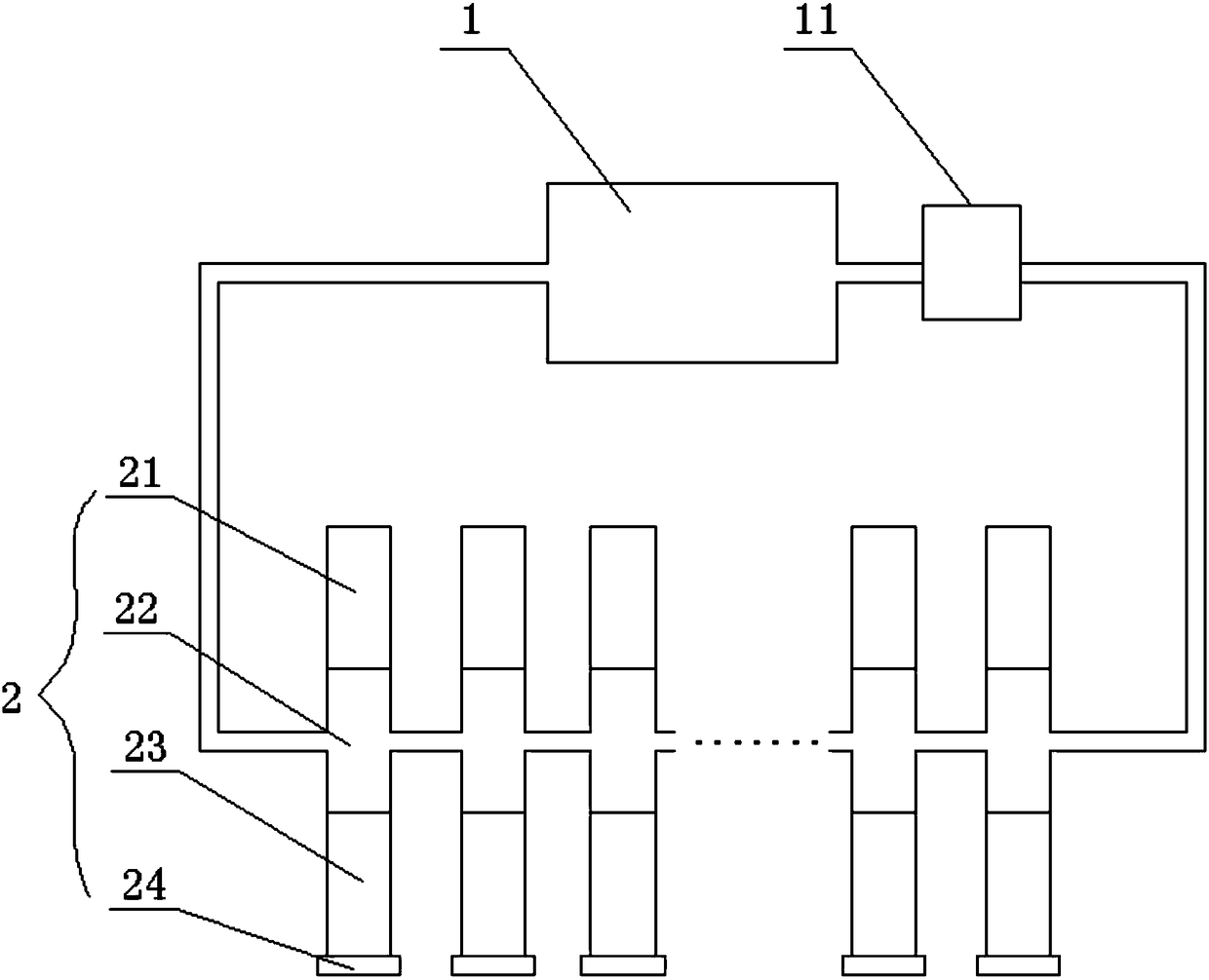 Device for measuring flux of heavy metals deposited by atmosphere by utilizing deposits