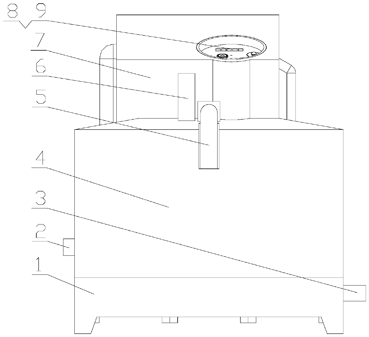 Air pressure water meter