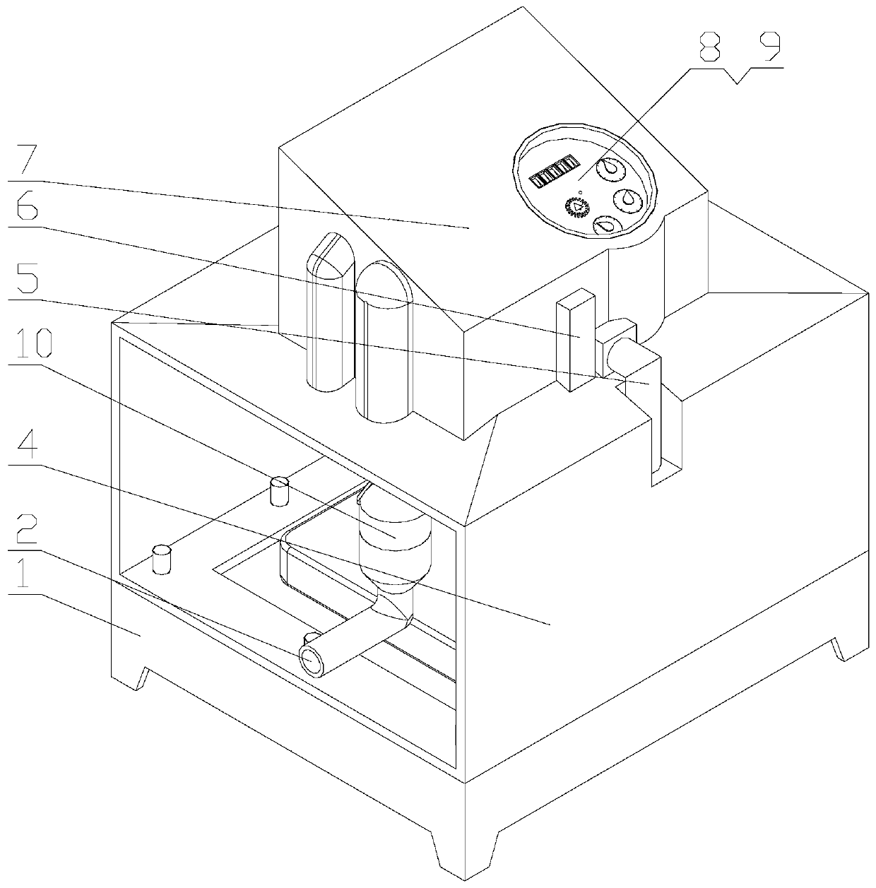 Air pressure water meter