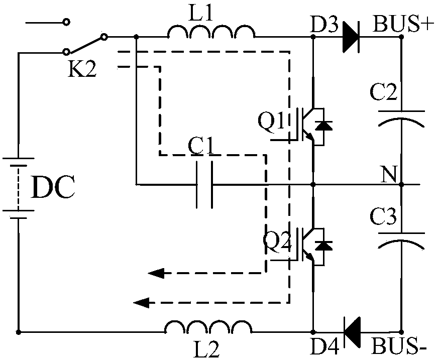 A control method and device for a DC converter