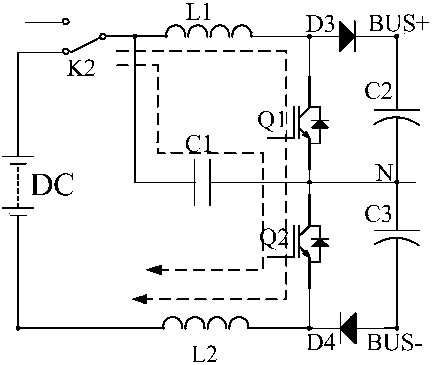 A control method and device for a DC converter