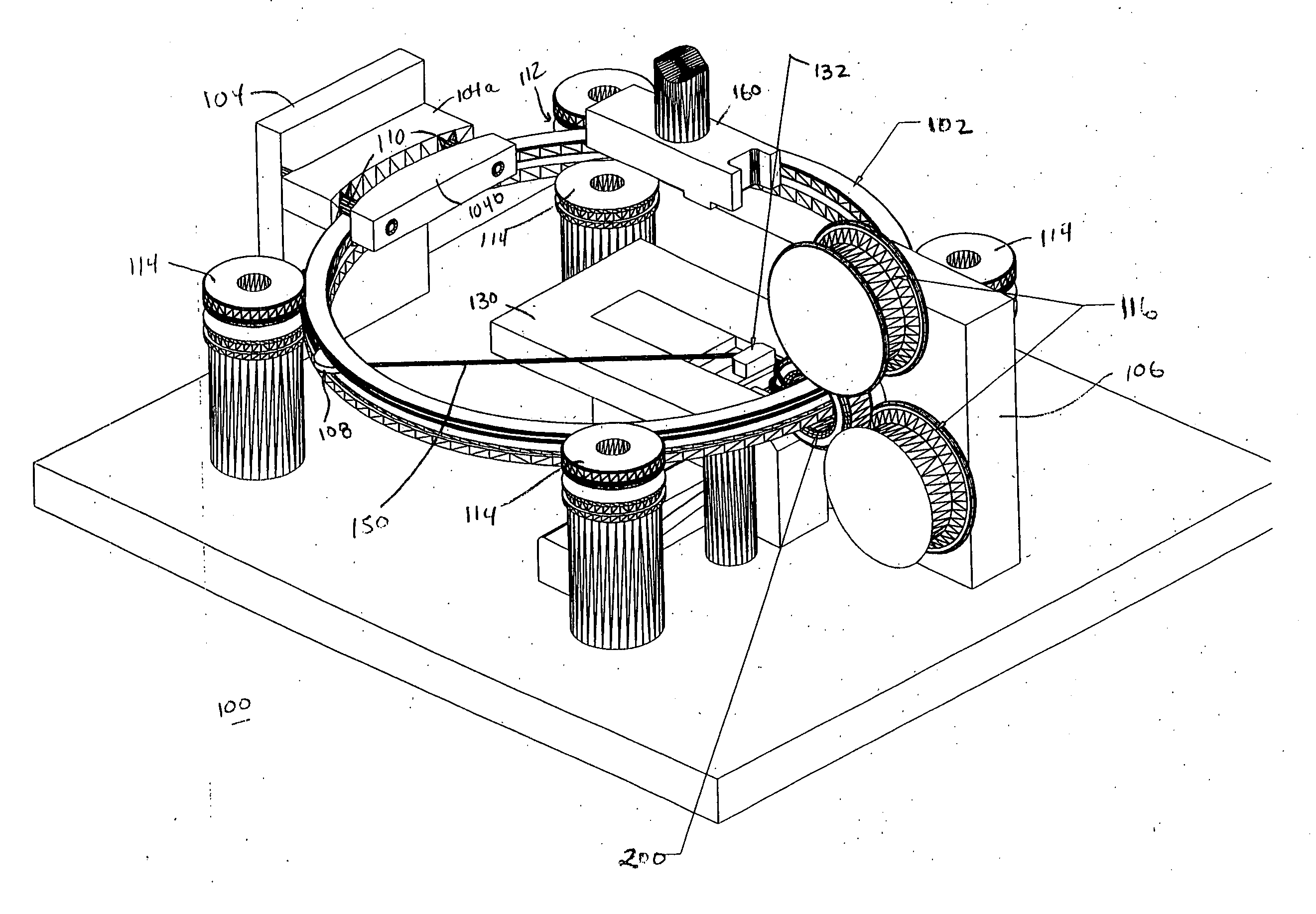 Magnetic core winding apparatus