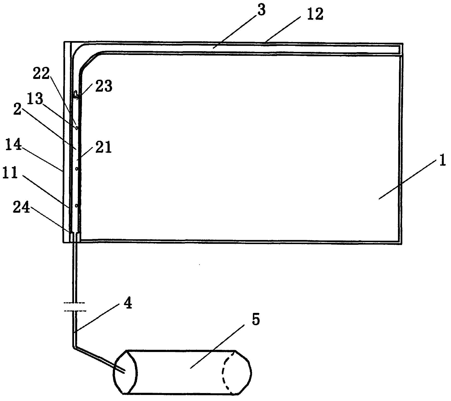 Device enabling flag to fly automatically