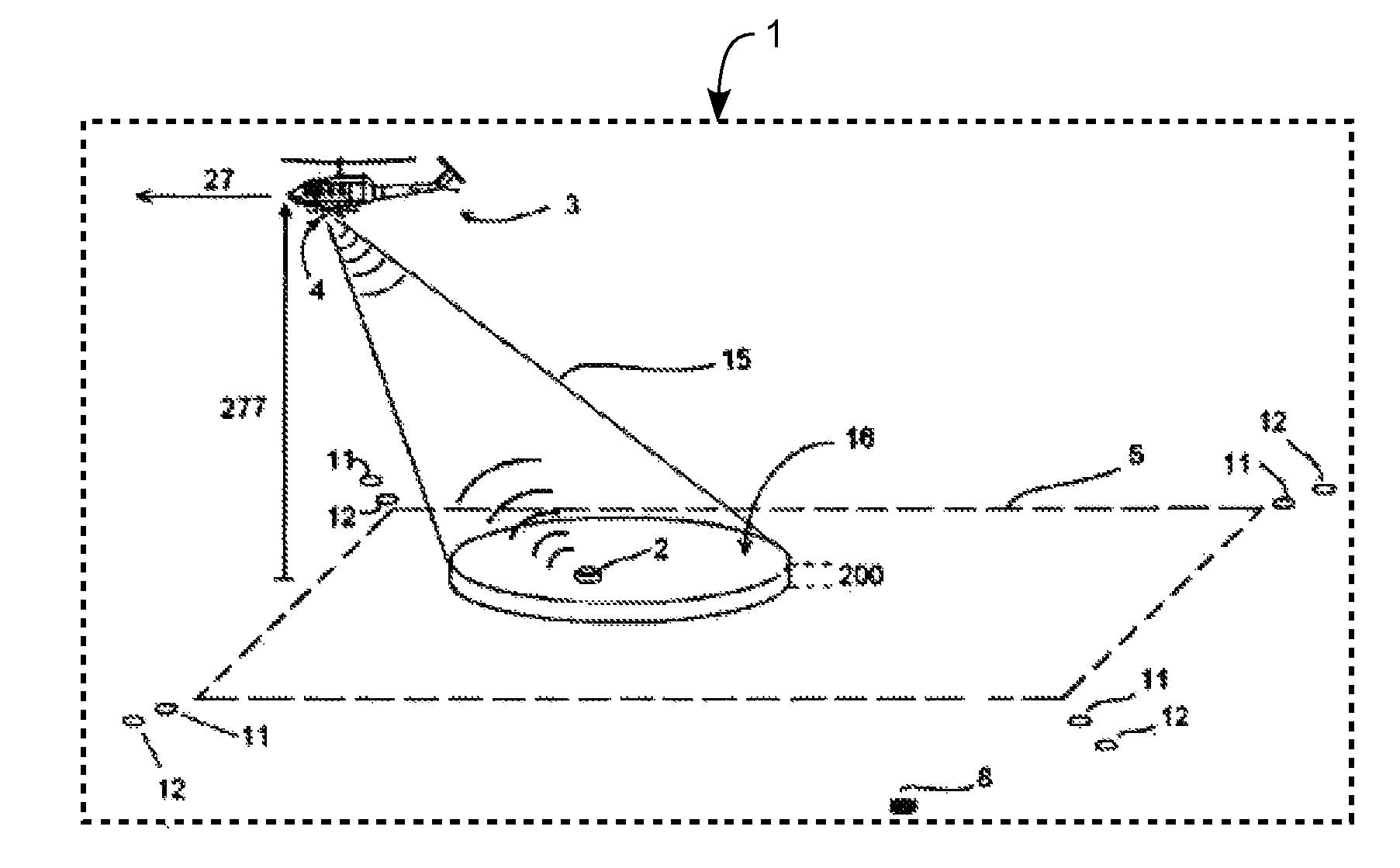 System and method for detecting, locating and identifying objects located above the ground and below the ground in a pre-referenced area of interest