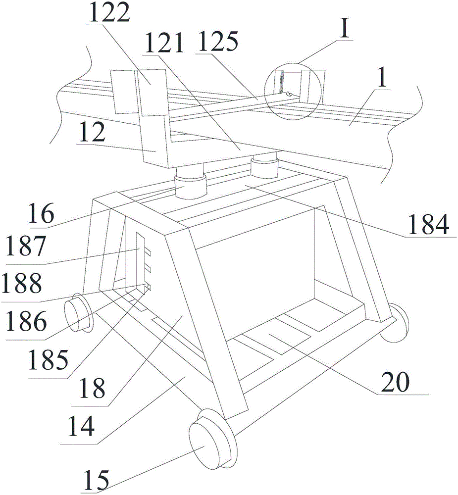 Hand hoisting type feeding and clamping device