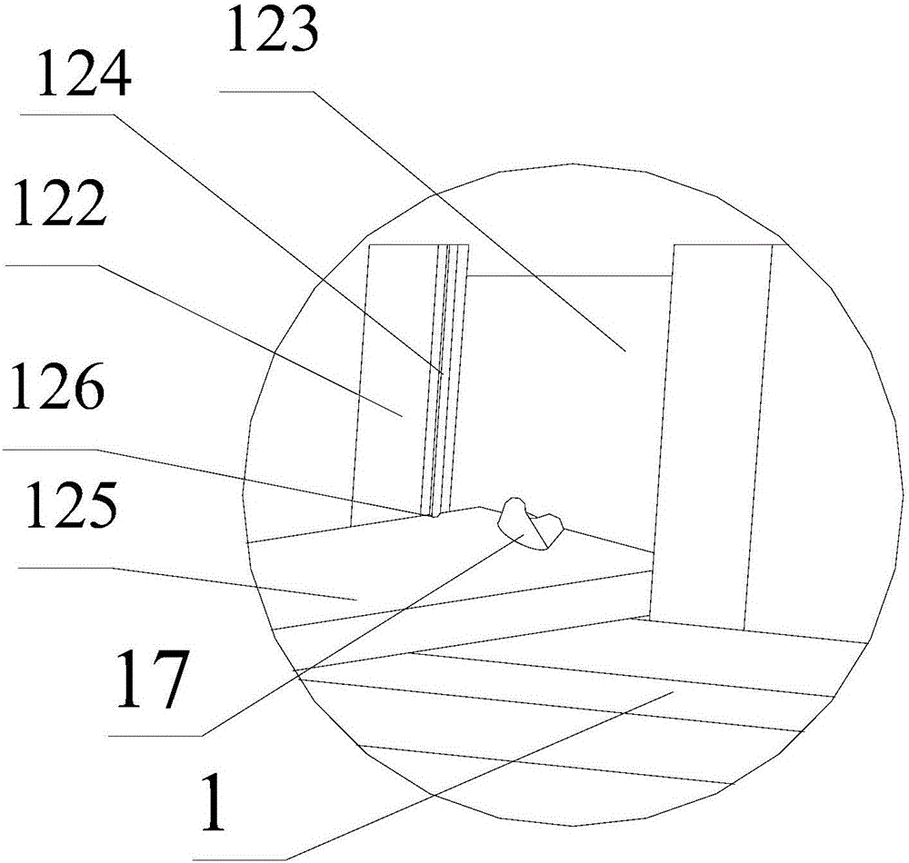 Hand hoisting type feeding and clamping device