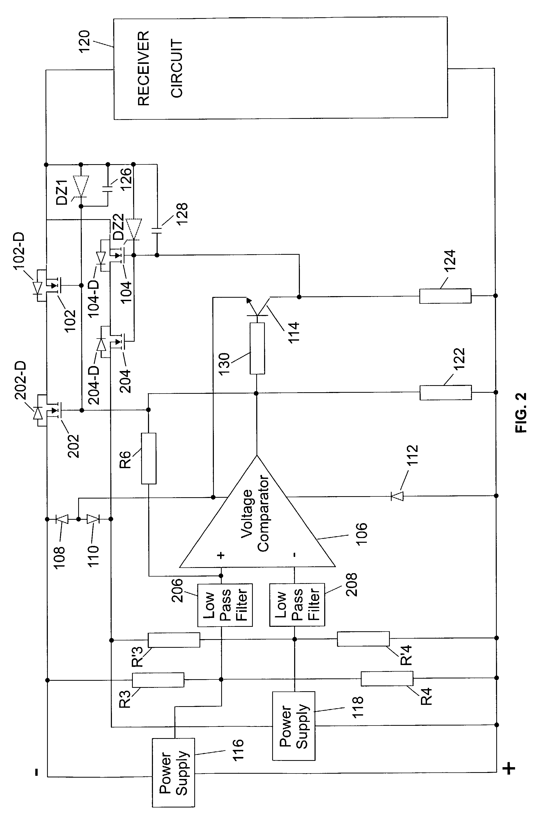 System and method for redundant power supply connection