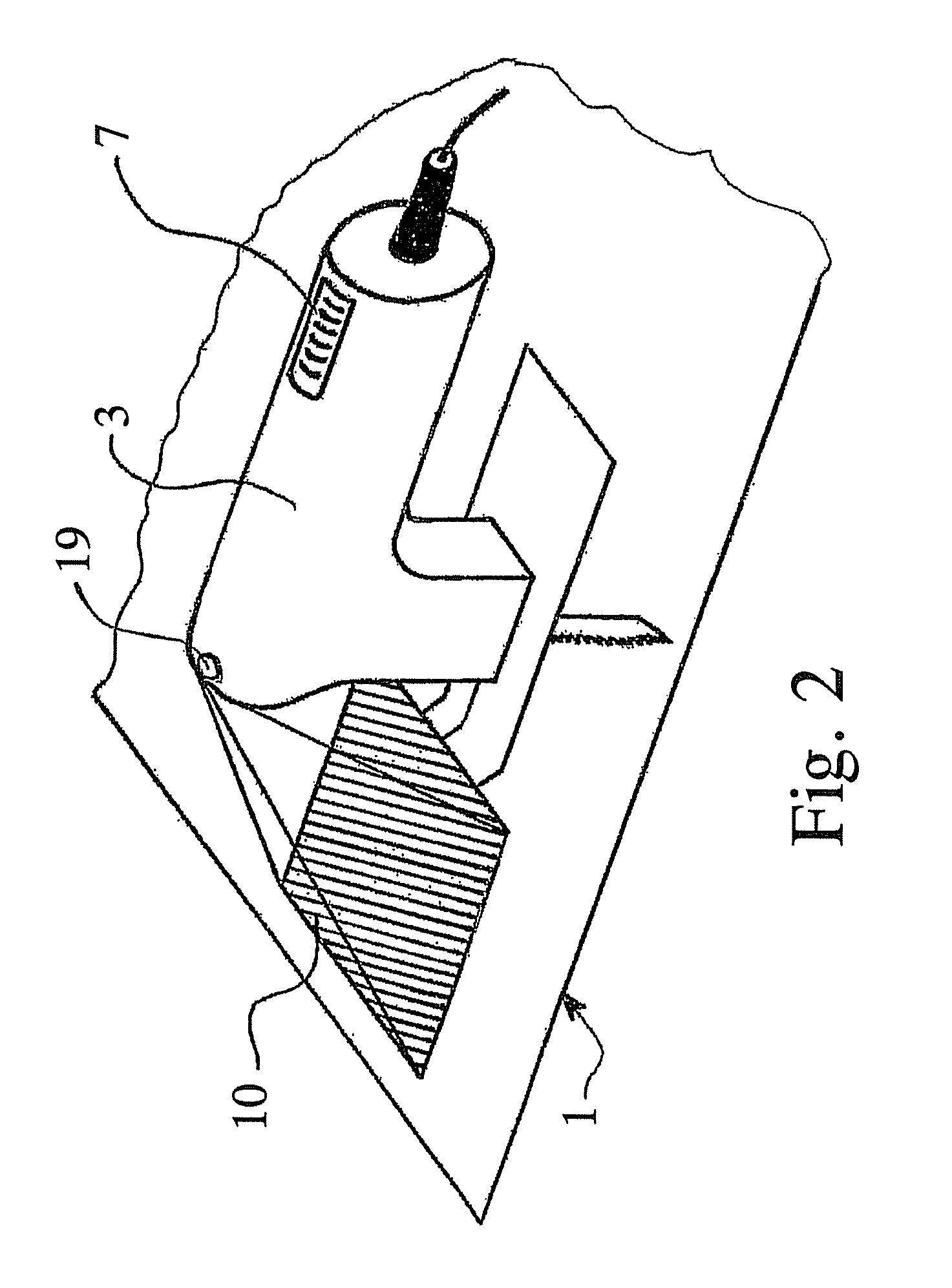 Processing method using an electric tool