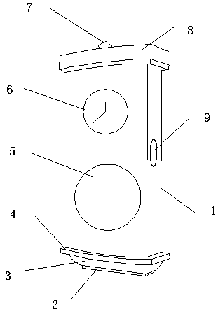 Wall-hooked device based on college entrance examination countdown