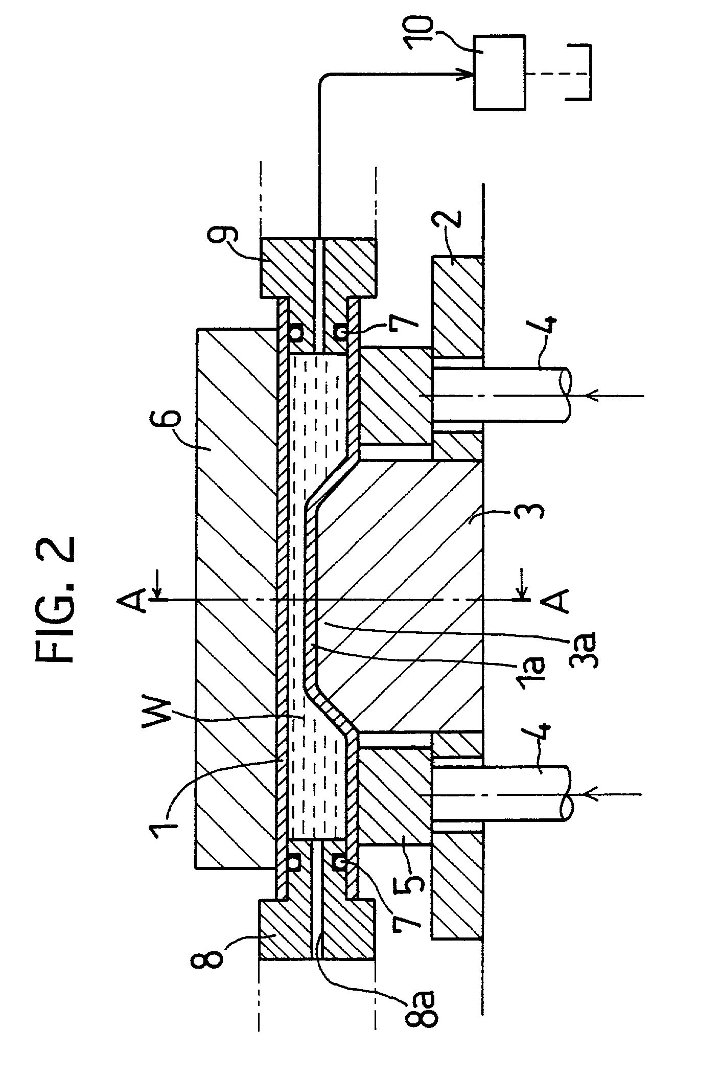 Manufacturing method for irregular-section tubular body and axle beam for torsion beam