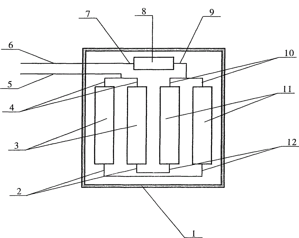 Box type water purification and magnetization direct drinking water apparatus
