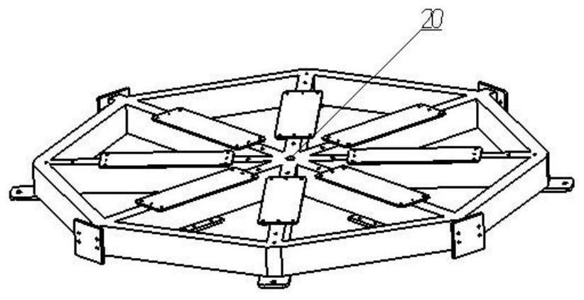 A large-scale split metal core mold assembly tool