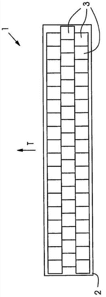 Device and method for cutting with laser array