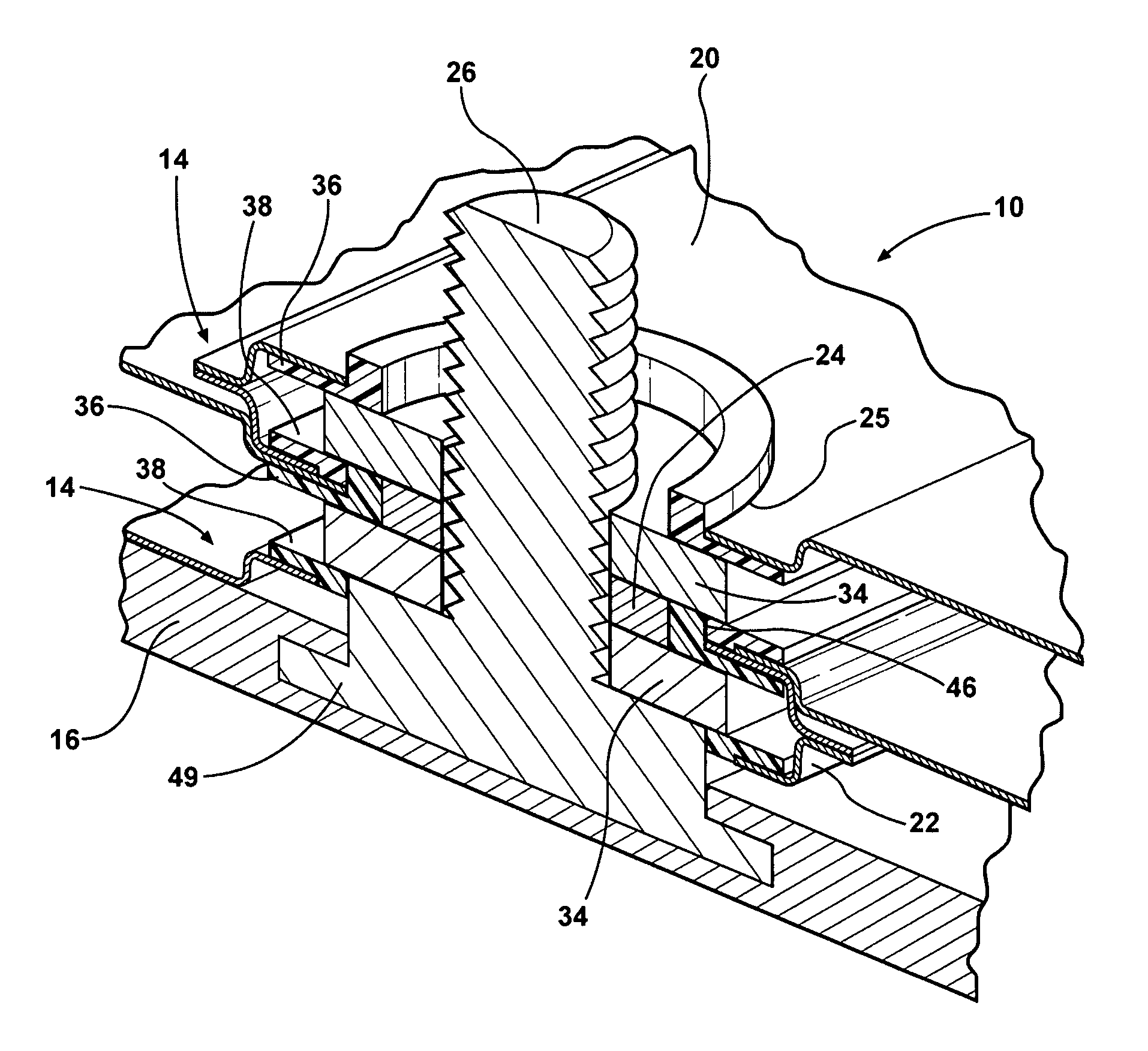 Battery assembly and method of forming the same