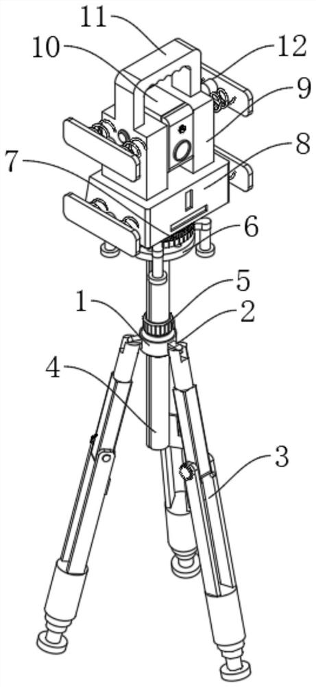 Multifunctional measuring device for engineering construction