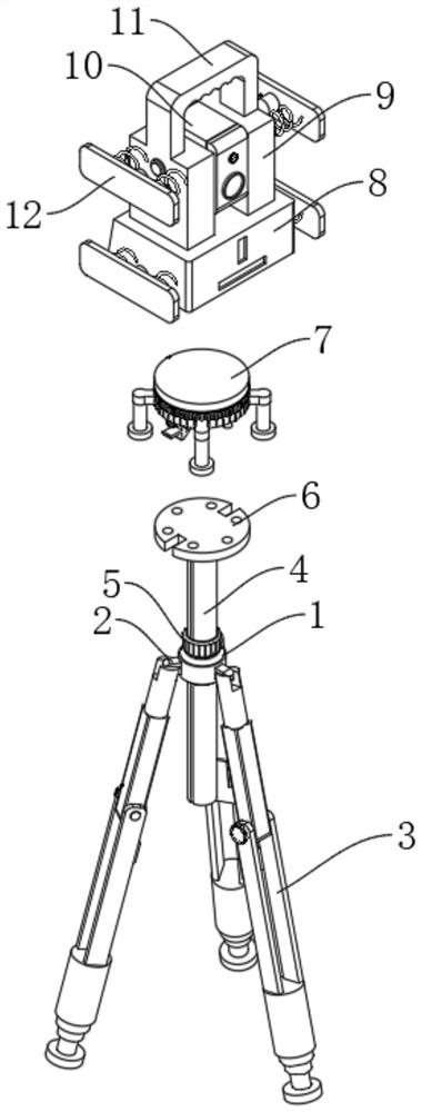 Multifunctional measuring device for engineering construction