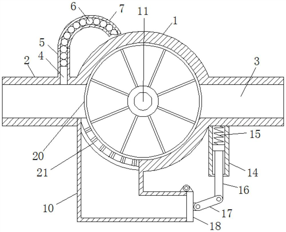 A valve body with filter function