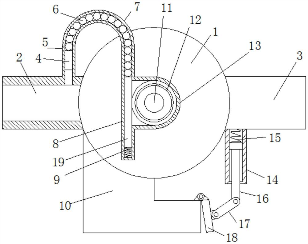 A valve body with filter function