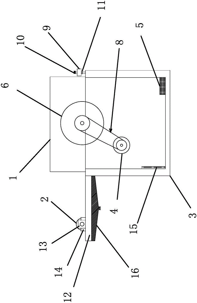 Heat setting device for monofilament production line