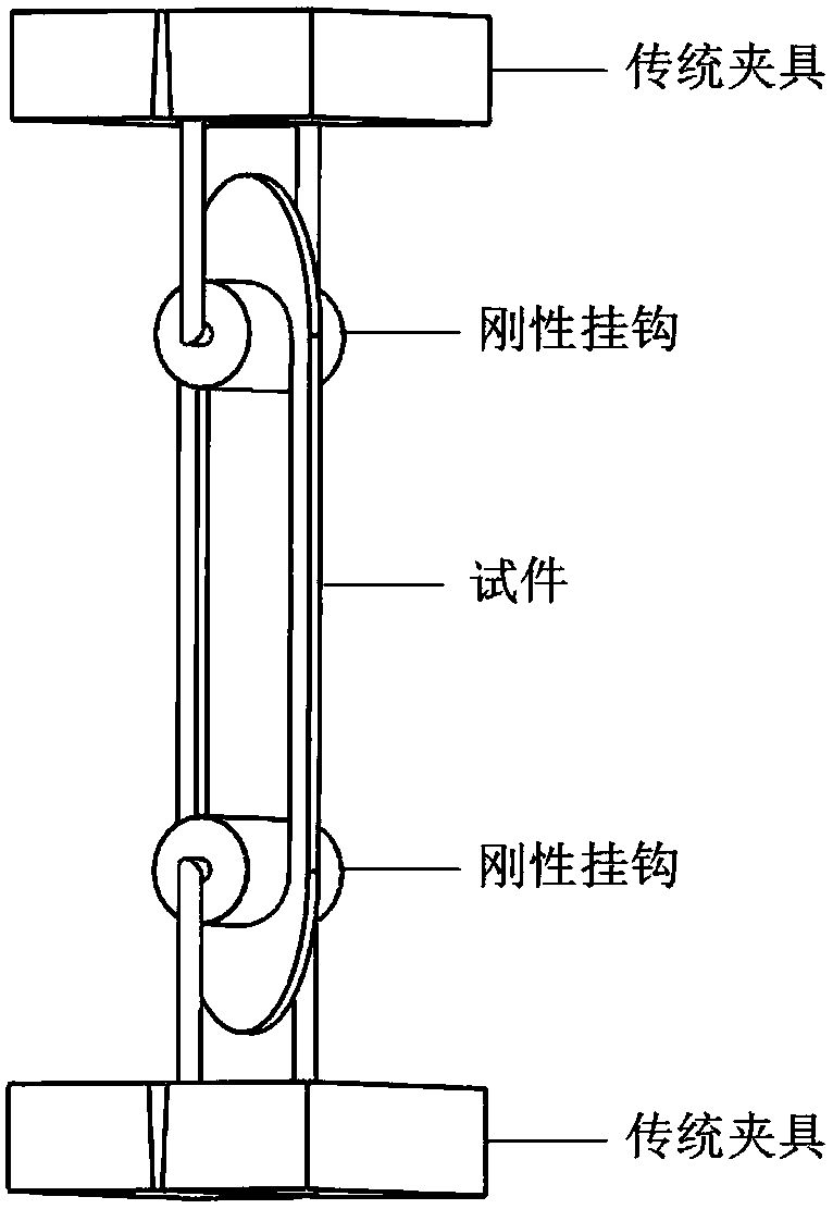 Experimental measurement method for uniaxial tension of hydrogel materials based on back-shaped specimens