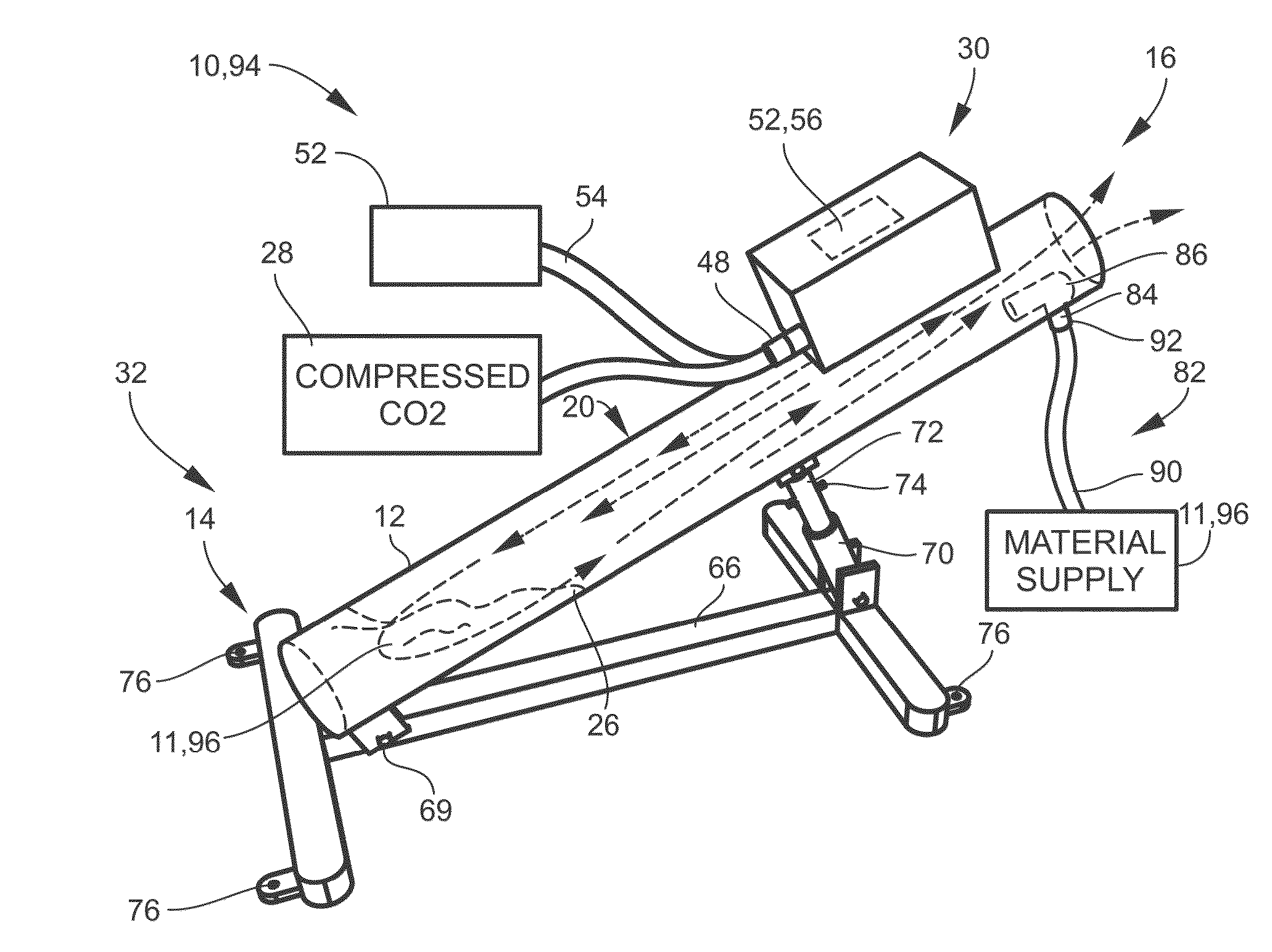 Compressed Gas Cannon System and Method of Manufacturing and Use Thereof