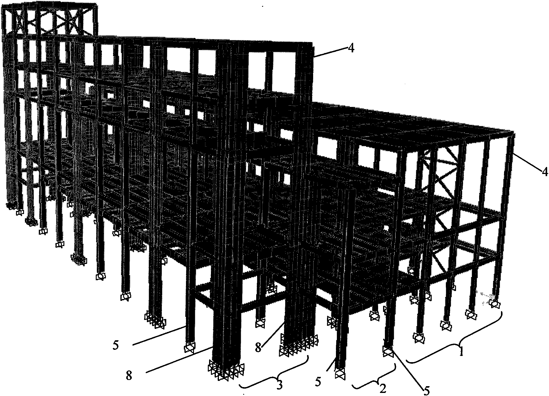 Main workshop structure of large heat power plant