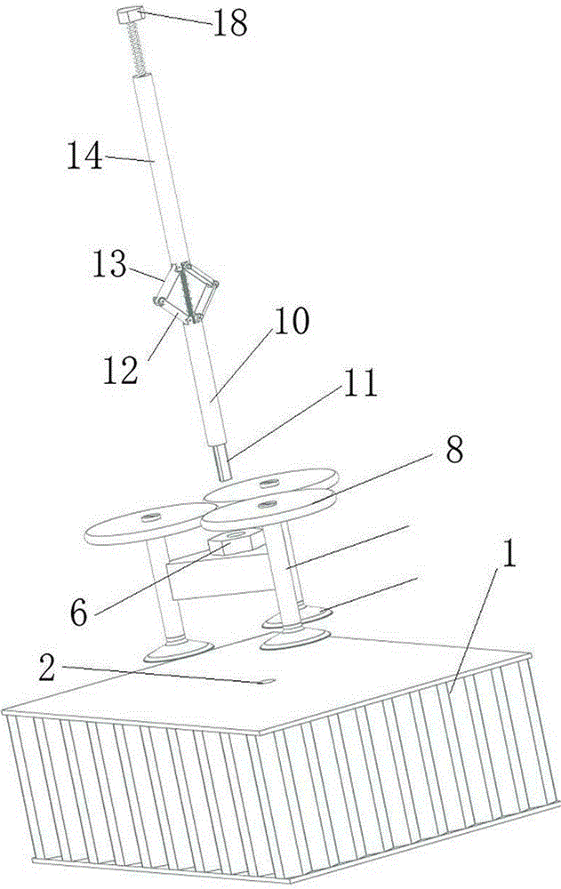 Fly-cutting tool of honeycomb plate for inner decoration of airplane