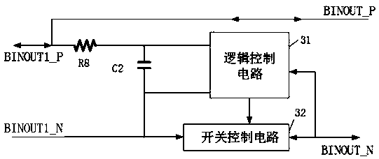 Conversion circuit and device for converting lithium battery into dry battery