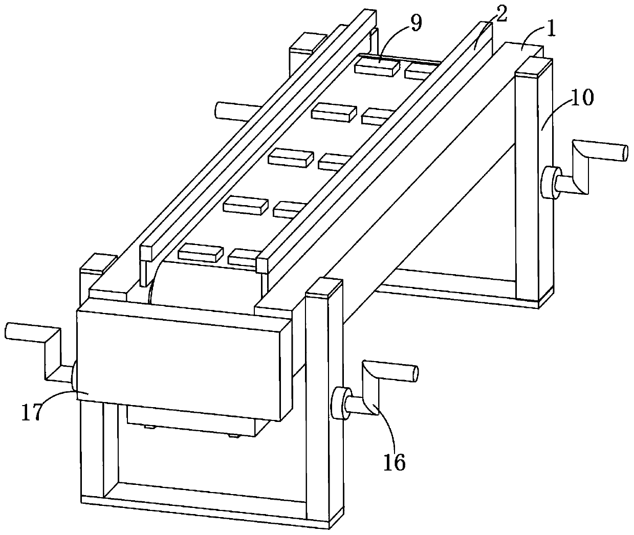 Transportation and guiding equipment for glass laser cutting