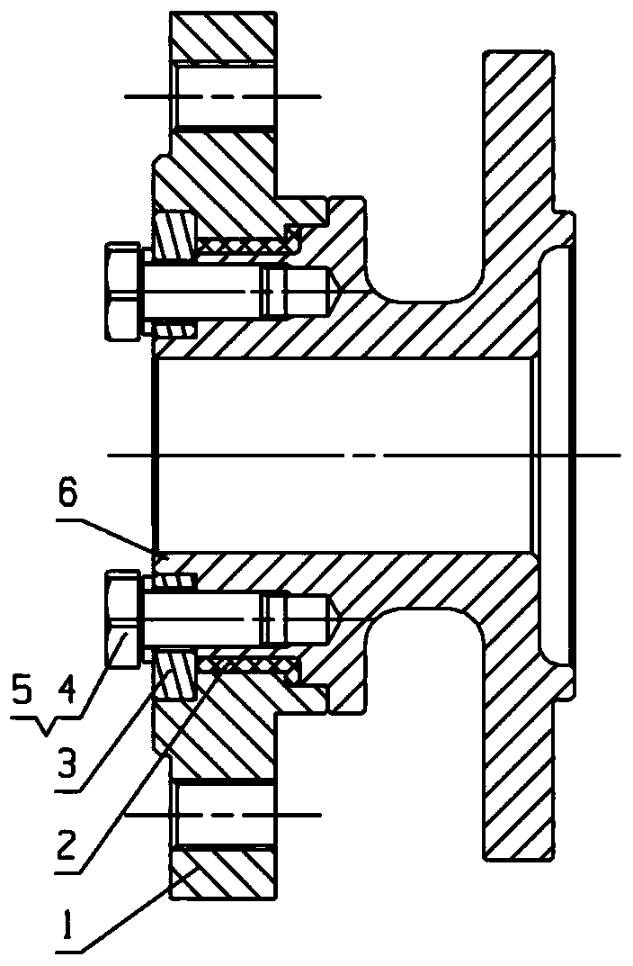 A fan damping shaft