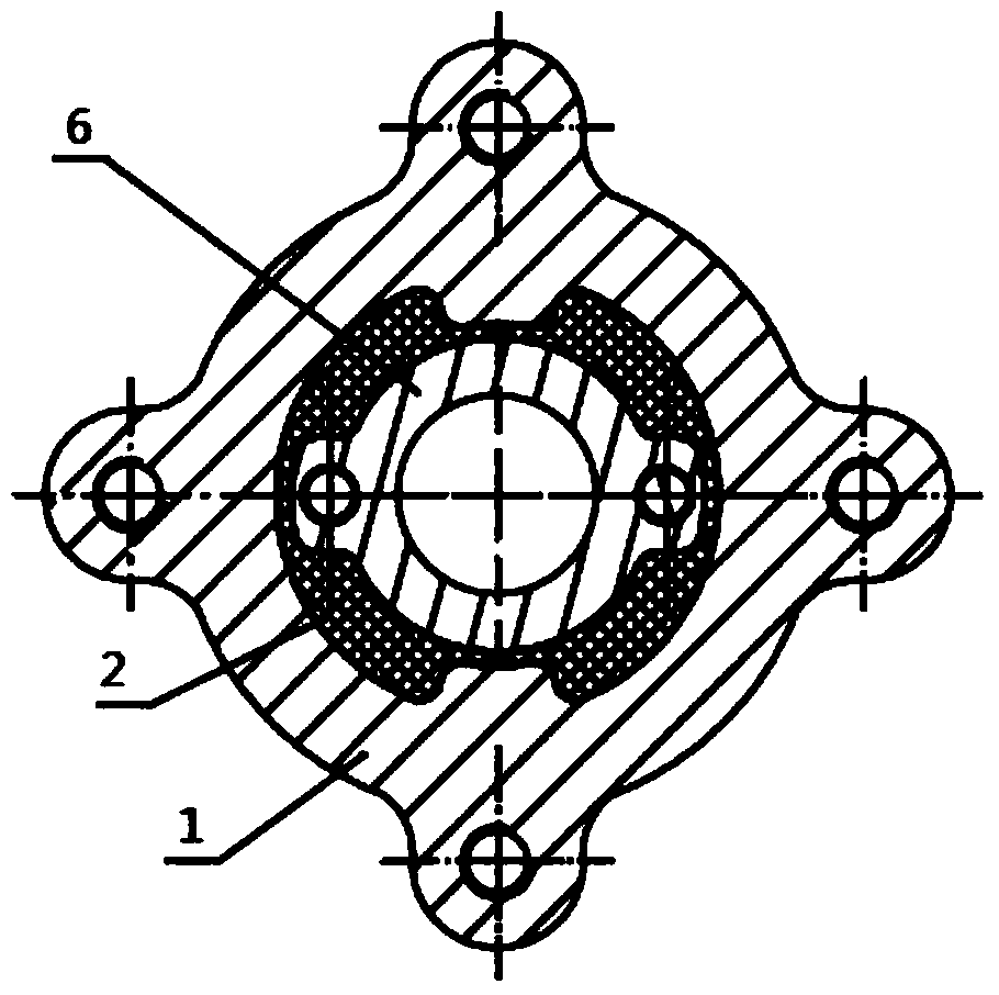 A fan damping shaft