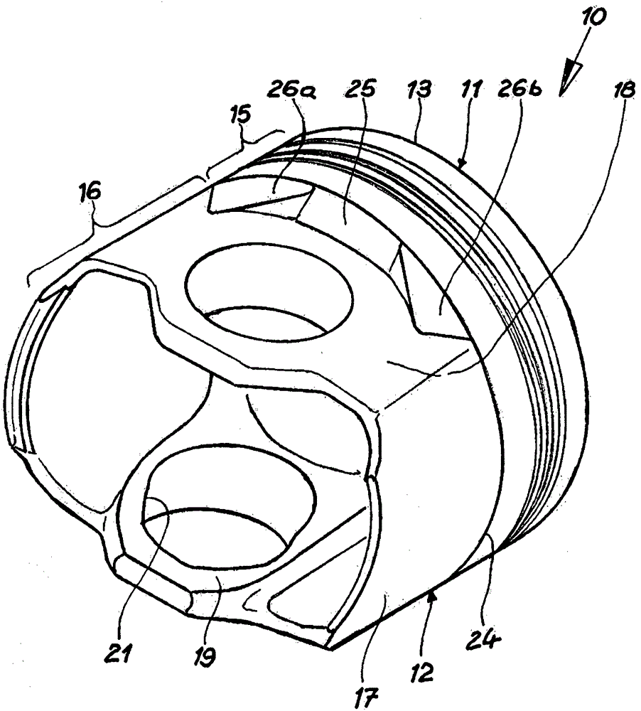 Pistons for internal combustion engines