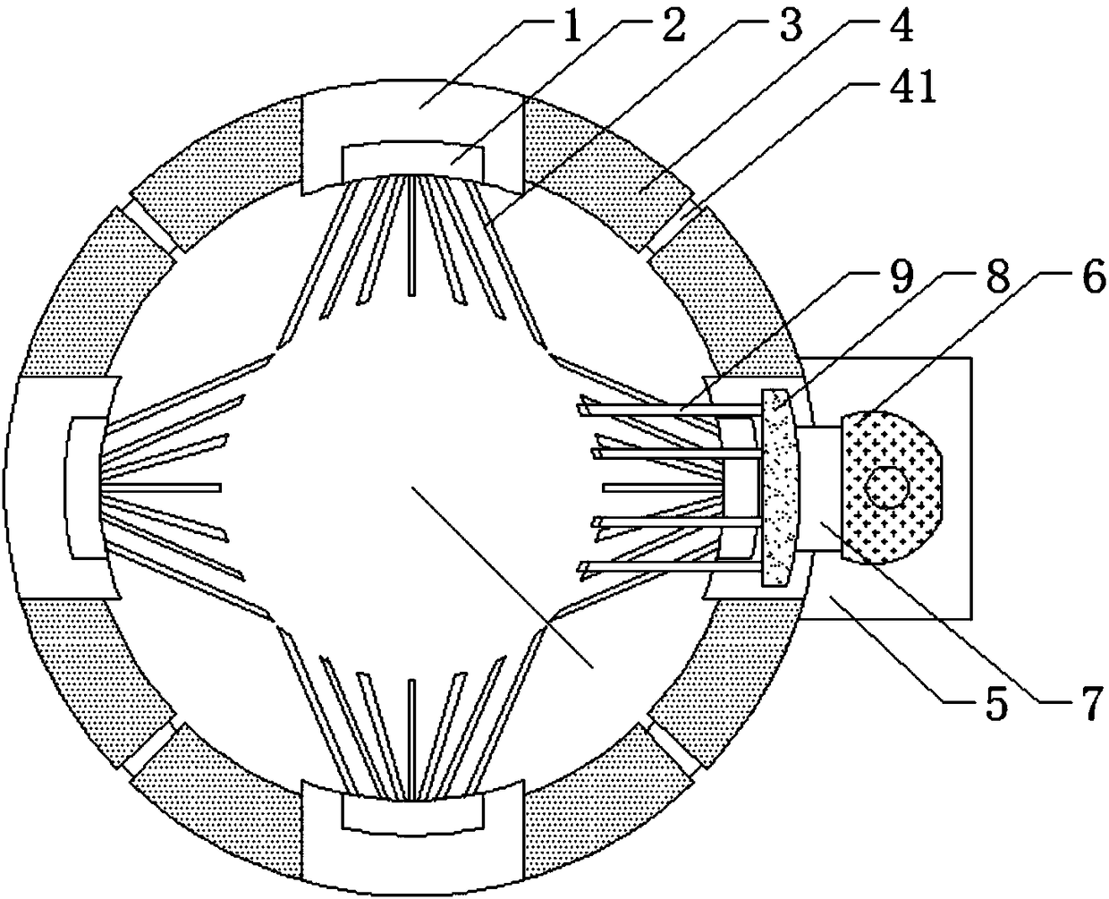 Steel wire maintaining device for elevator
