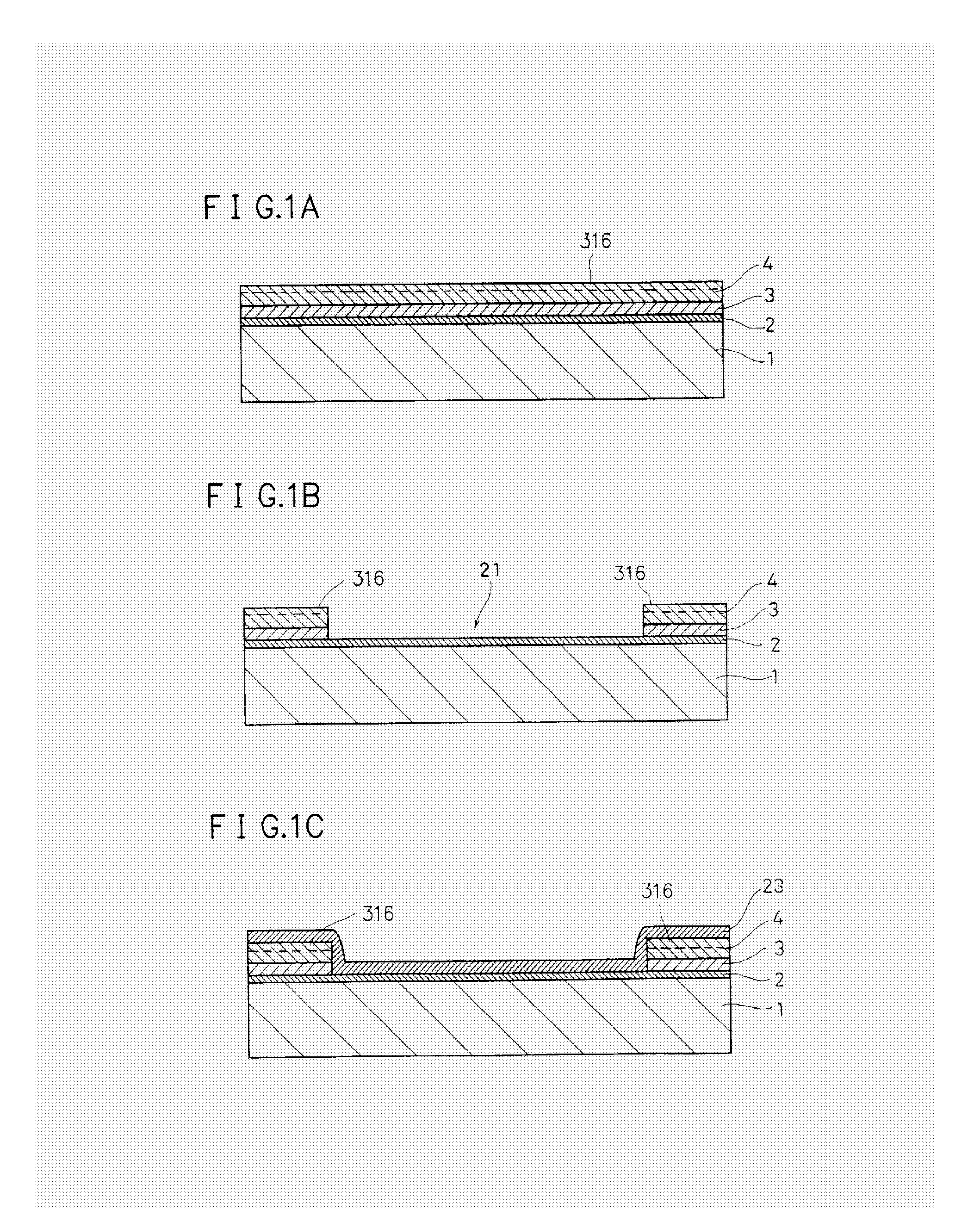 Semiconductor device, a method of manufacturing the semiconductor device and a method of deleting information from the semiconductor device