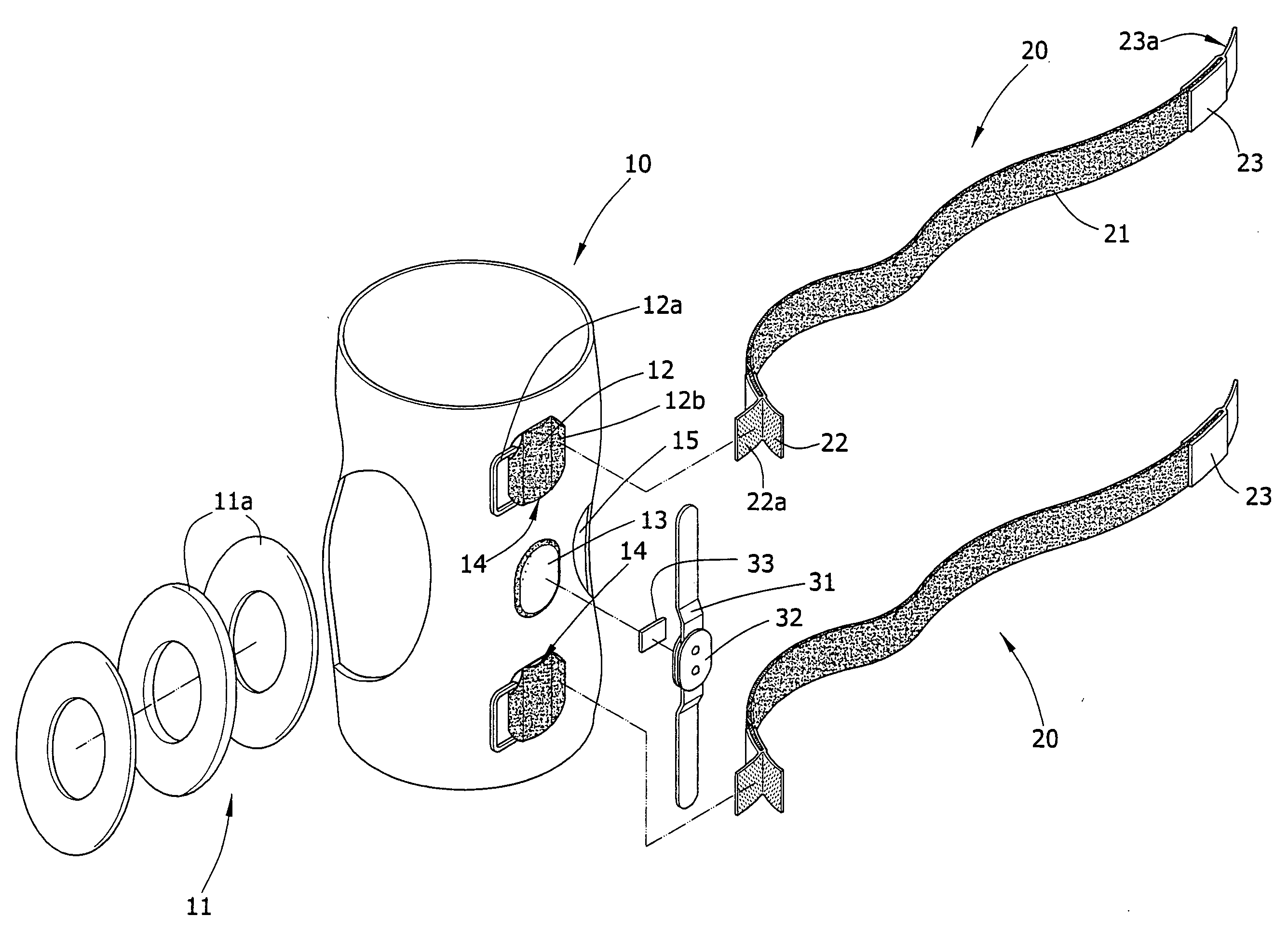 Seamless kneepad structure