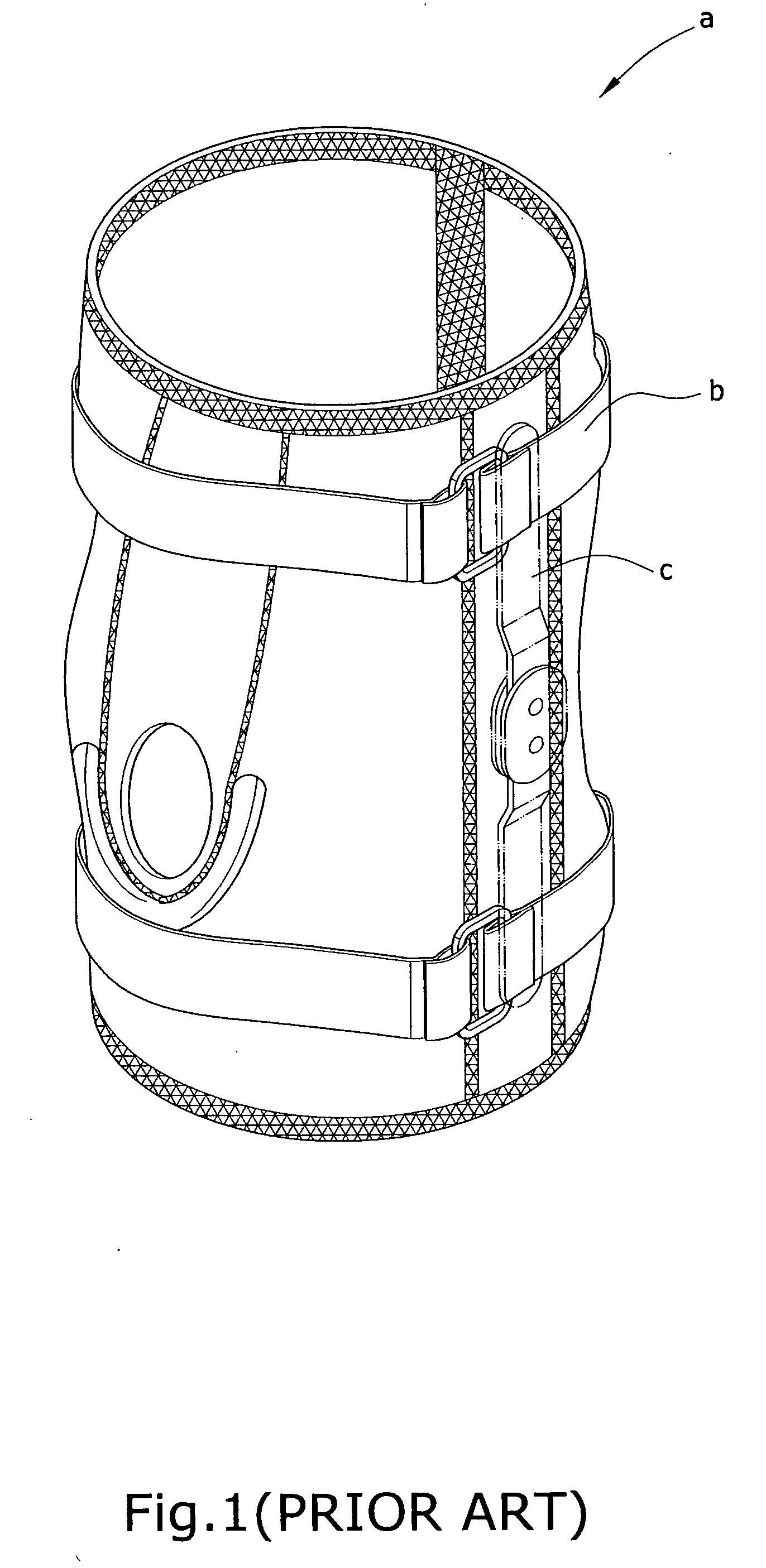 Seamless kneepad structure