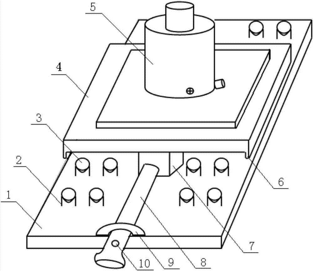 Derailed vehicle quick resetting device and method