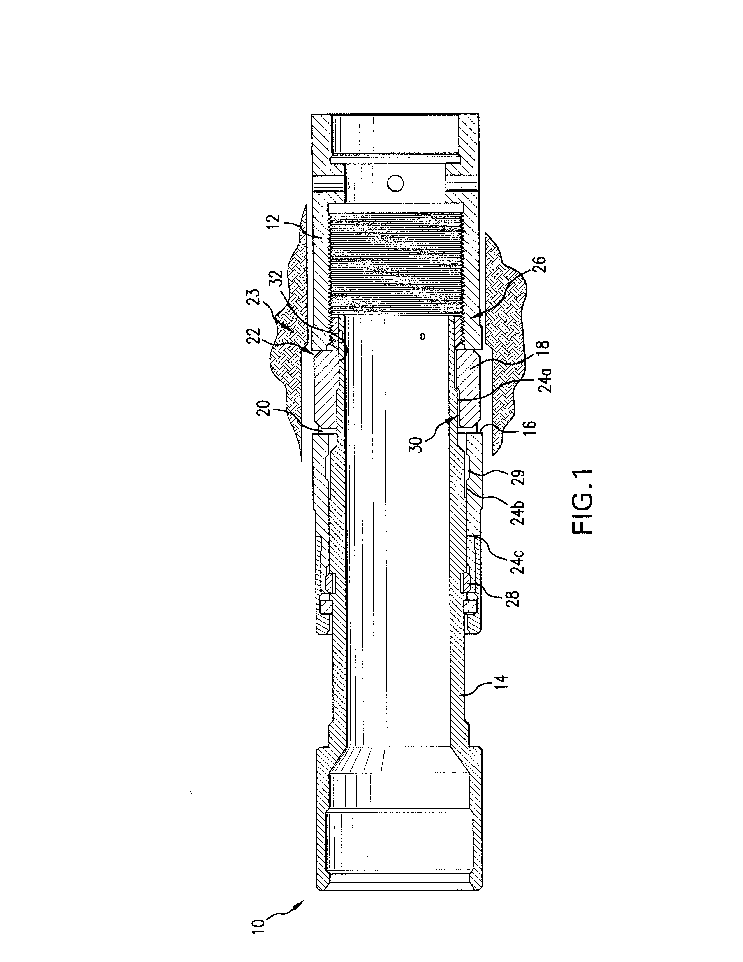 High pressure lock assembly