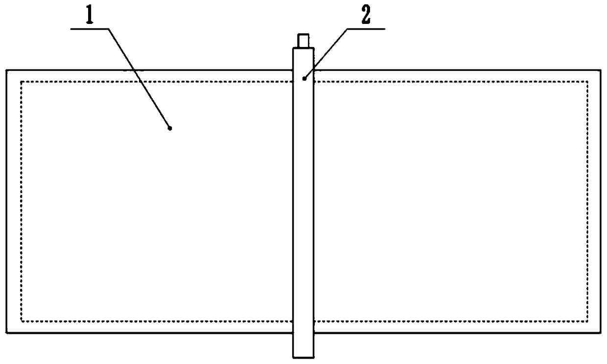 Hole sealing bag and production process thereof