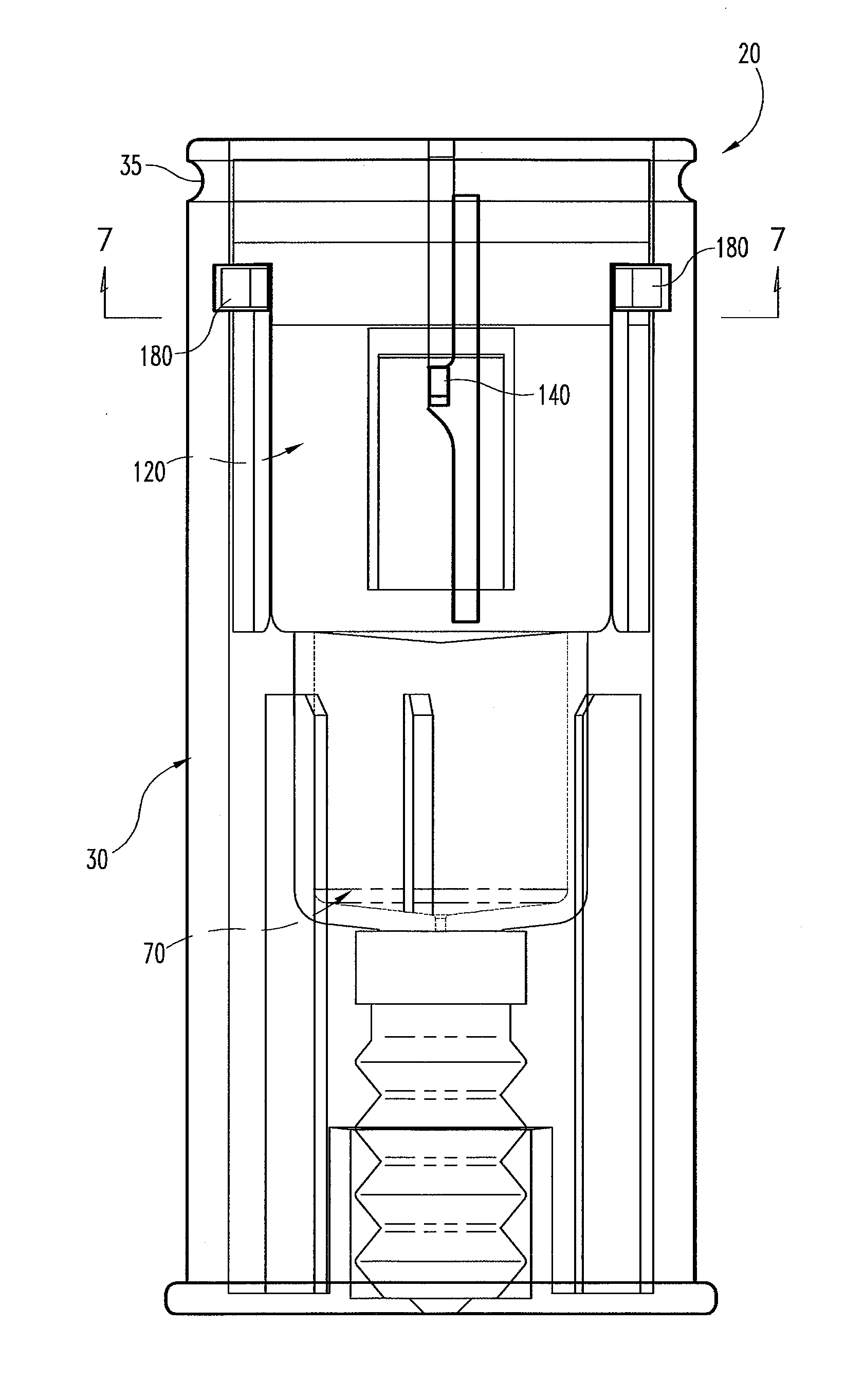 Refill module for an injection device