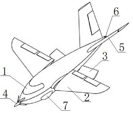 Cross-medium aircraft with changeable shape like flying fish