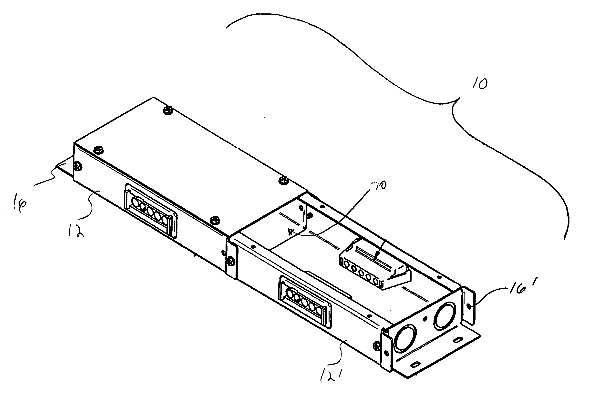 Modular underfloor distribution system