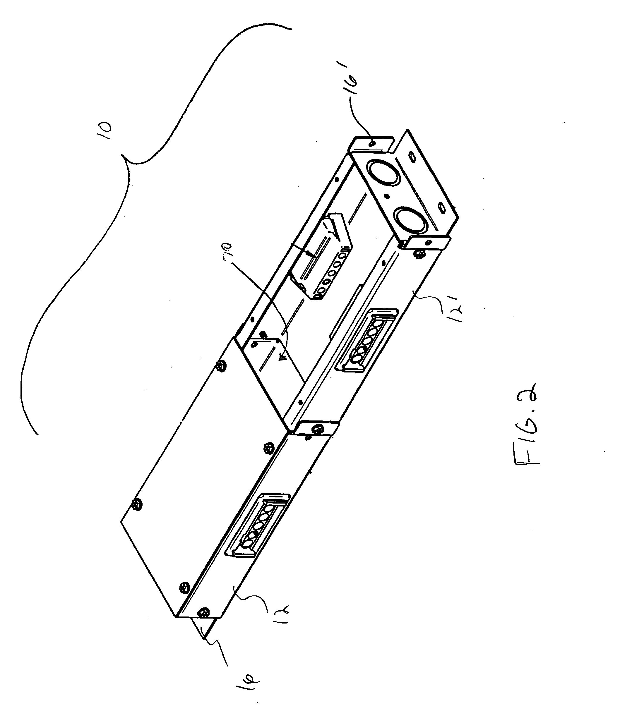 Modular underfloor distribution system