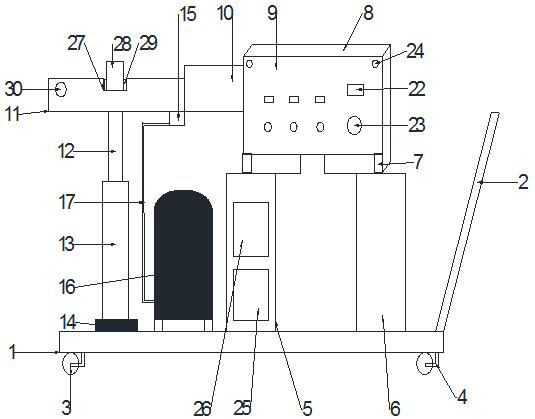 A paint automatic spraying machine