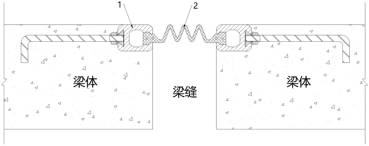 Telescopic device upturned end and mounting method thereof