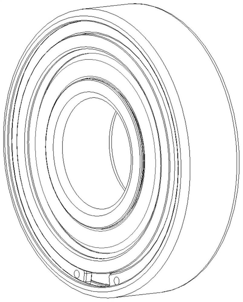 A rolling bearing assembly