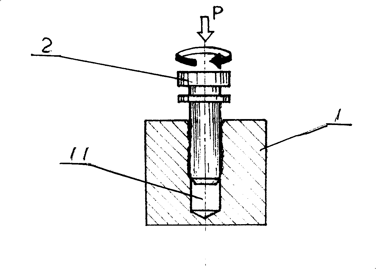 Friction stitch welding experimental device